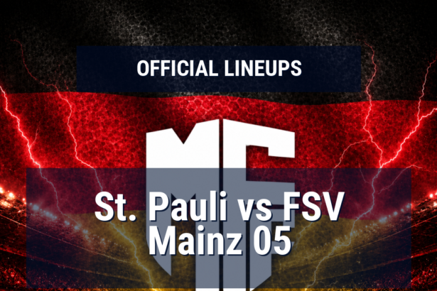 Lineups: St. Pauli vs FSV Mainz 05 - Sun 3 May 2026 14:30 BST 7 official lineups 19433759