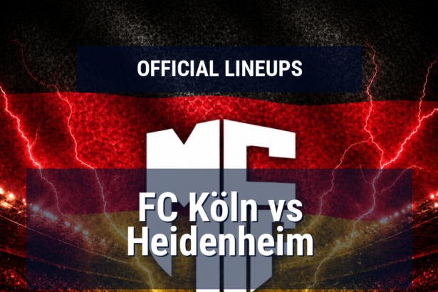 Lineups: FC Köln vs Heidenheim - Sun 10 May 2026 16:30 BST 8 official lineups 19433763