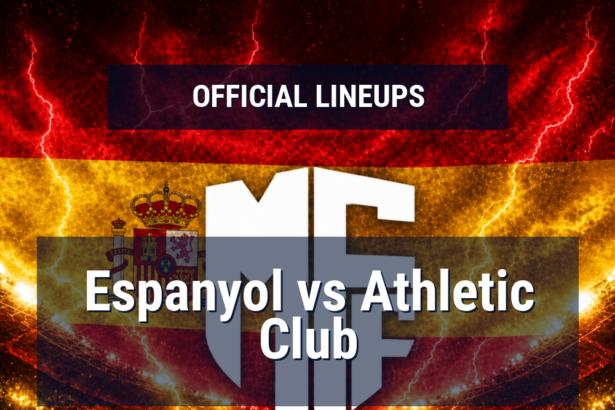 Lineups: Espanyol vs Athletic Club - Wed 13 May 2026 18:00 BST 5 official lineups 19439602