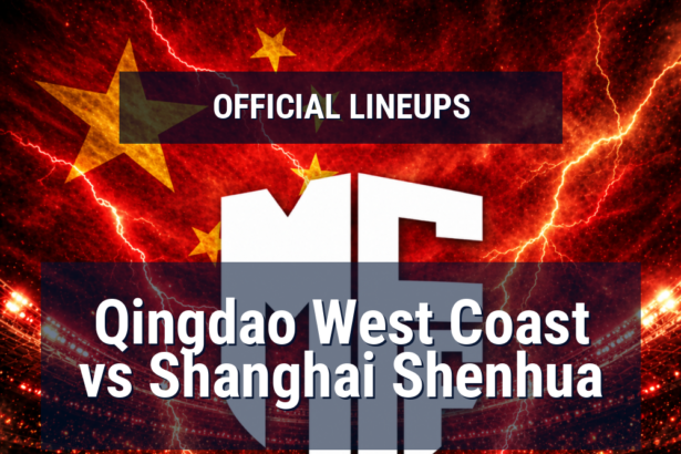 Lineups: Qingdao West Coast vs Shanghai Shenhua - Sat 30 May 2026 11:00 BST 6 official lineups 19674702