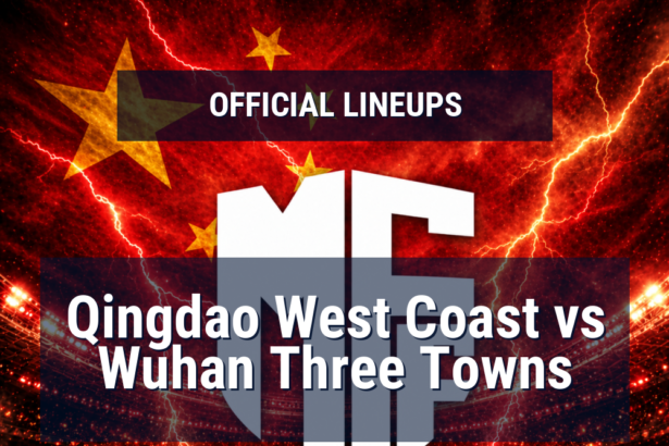 Lineups: Qingdao West Coast vs Wuhan Three Towns - Sun 10 May 2026 10:30 BST 7 official lineups 19674735