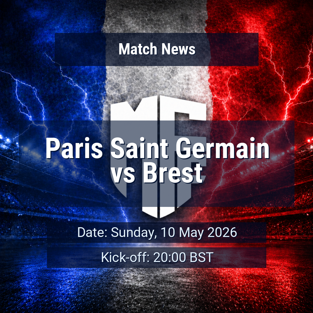PSG look to keep momentum rolling as Brest arrive at Parc des Princes under pressure 1 Paris Saint Germain vs Brest
