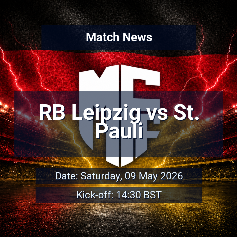 Leipzig look to steady the ship as St. Pauli arrive under pressure at the Red Bull Arena 1 RB Leipzig vs St. Pauli