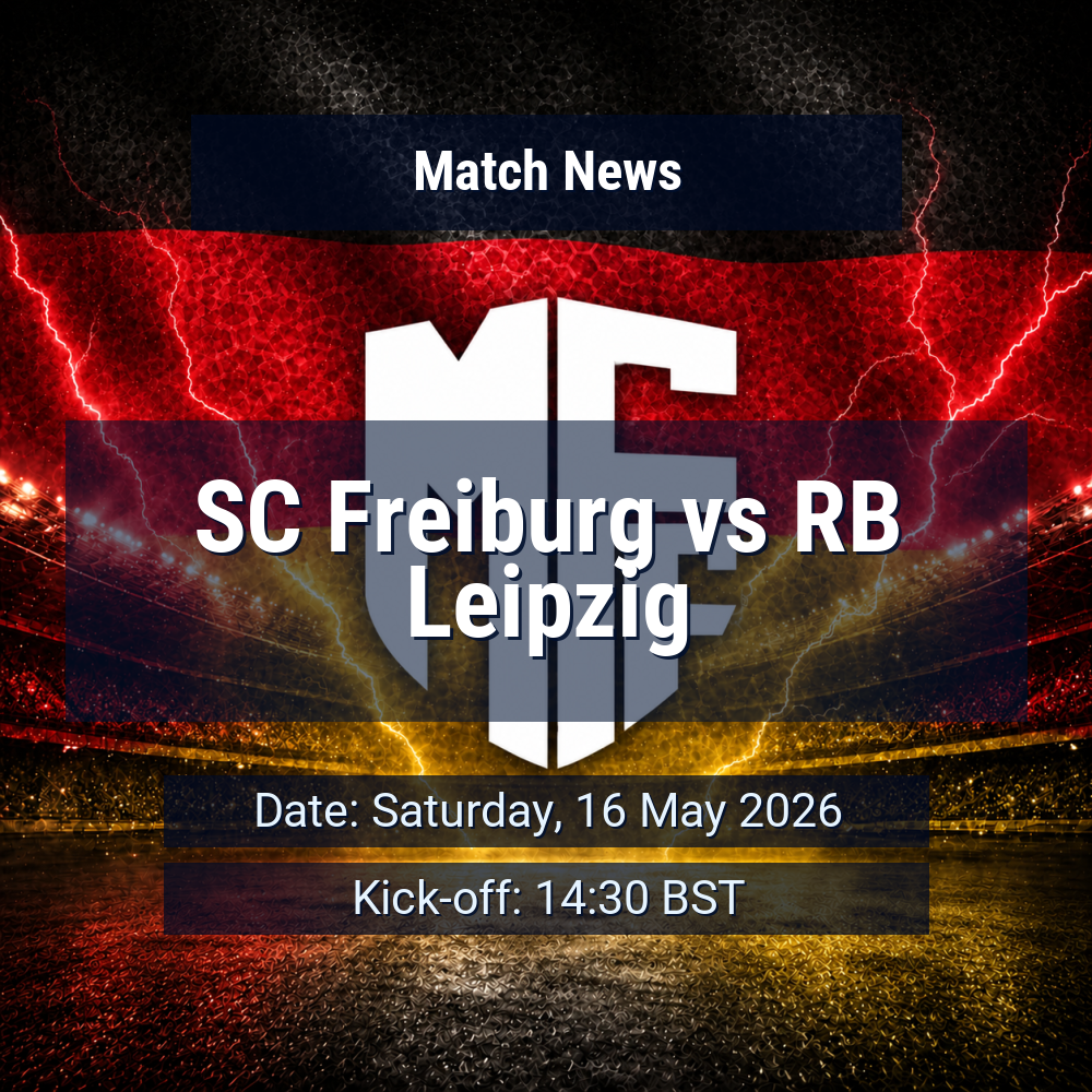 Leipzig’s late-season momentum meets Freiburg’s need for a response in Bundesliga finale 1 SC Freiburg vs RB Leipzig