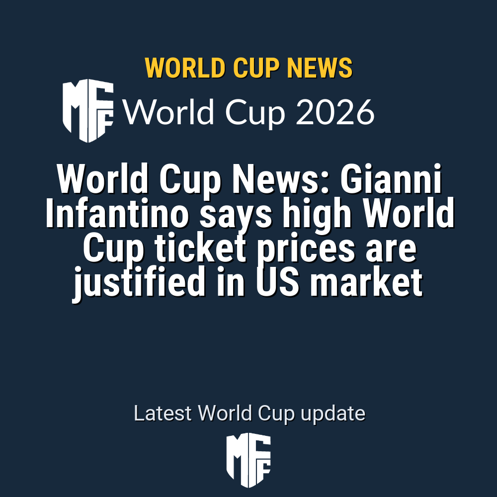 Gianni Infantino Defends High Ticket Prices for 2026 FIFA World Cup 1 world cup news 116464 1778077997