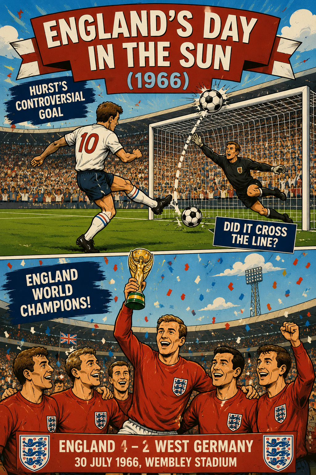 Iconic World Cup Moments 3 England's Day in the Sun