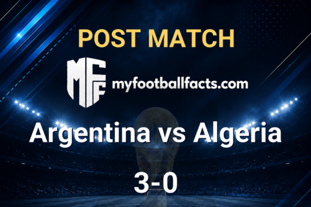 Argentina 3 0 Algeria