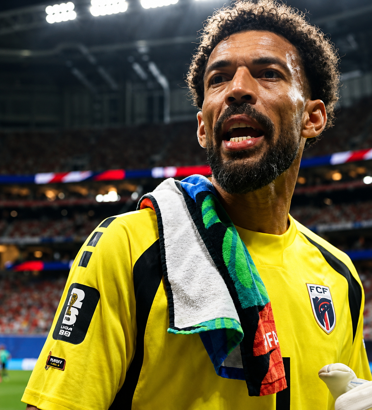 カーボベルデがワールドカップ1試合でスペインと0対0の引き分けに持ち込むという番狂わせ カーボベルデ代表ゴールキーパー、ヴォジーニャ
