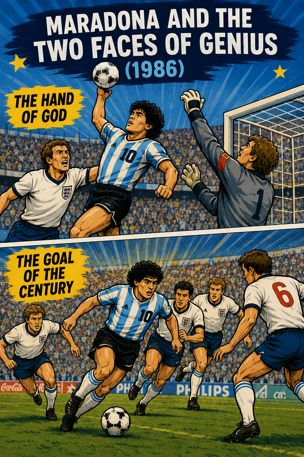 Iconic World Cup Moments 2 Maradona and the Two Faces of Genius