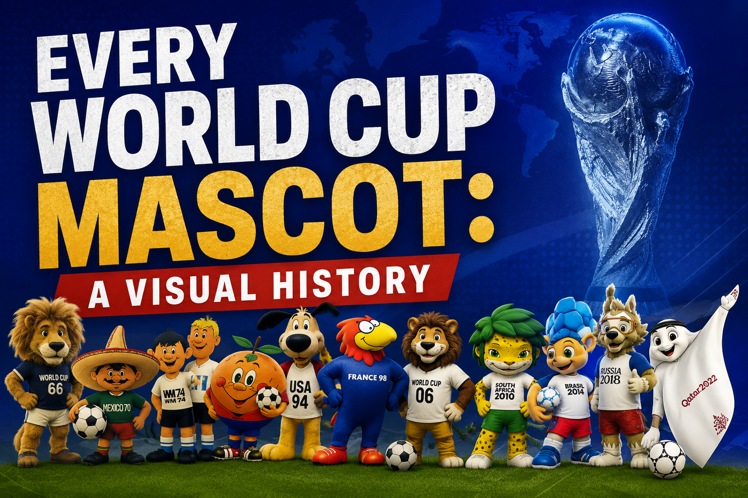 Every World Cup Mascot 1 Every World Cup Mascot