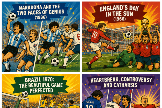 Iconic World Cup Moments 2 Iconic World Cup moments in history Maradona Pele and Messi