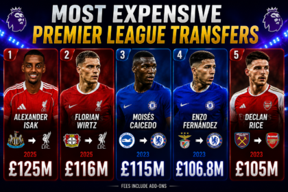 Most Expensive Premier League Transfers Ever (2026)