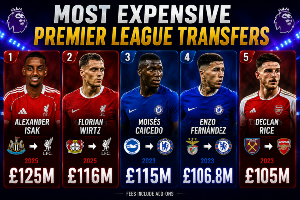 Most Expensive Premier League Transfers Ever 2026