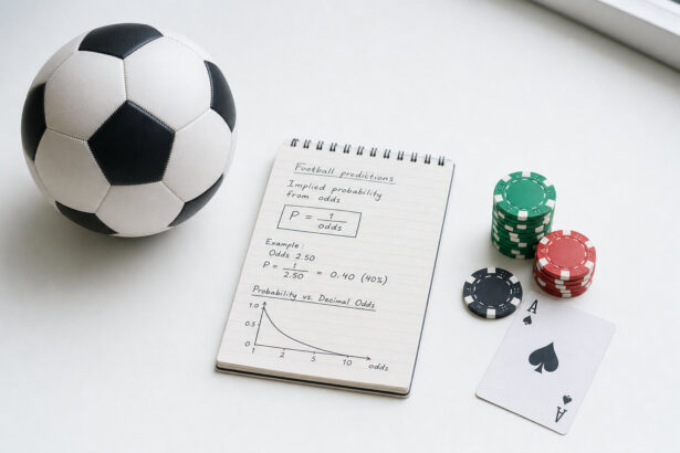 The Maths Linking Football Predictions and Casino Odds