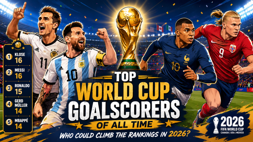 Top World Cup goalscorers of all time, and who could add to the list in 2026 11 Top World Cup goalscorers of all time, and who could add to the list in 2026