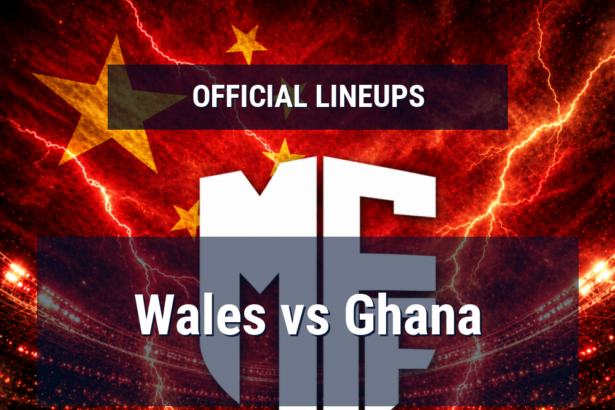 Lineups: Wales vs Ghana - Tue 2 Jun 2026 19:45 BST 7 official lineups 19686843