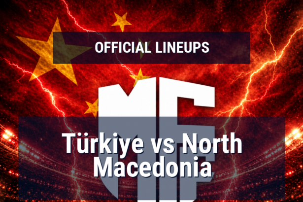 Lineups: Türkiye vs North Macedonia - Mon 1 Jun 2026 18:30 BST 12 official lineups 19705788