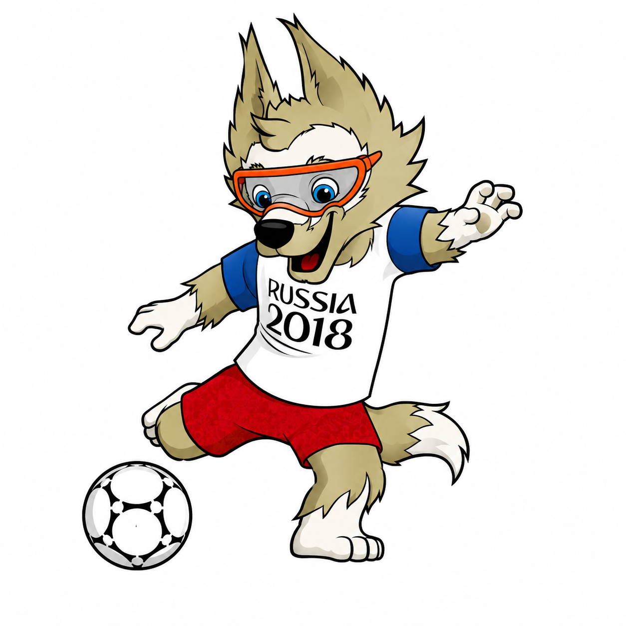 World Cup Zabivaka - FIFA World Cup 2018 Mascot World Cup Zabivaka mascot from the 2018 FIFA World Cup in Russia