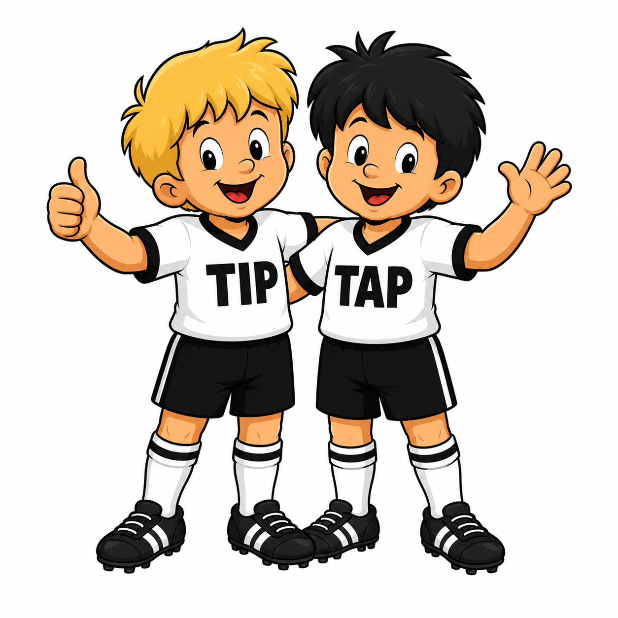 World Cup Tip and Tap - FIFA World Cup 1974 Mascot World Cup Tip and Tap mascot from the 1974 FIFA World Cup in West Germany
