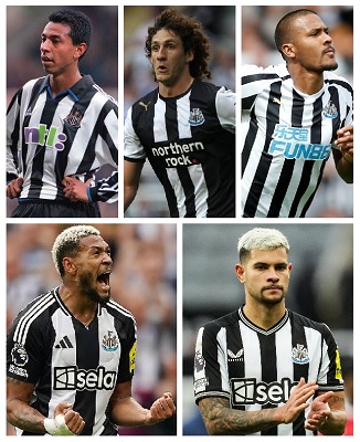 Question of the Day September 2026 18 South American Newcastle United Players of the Year