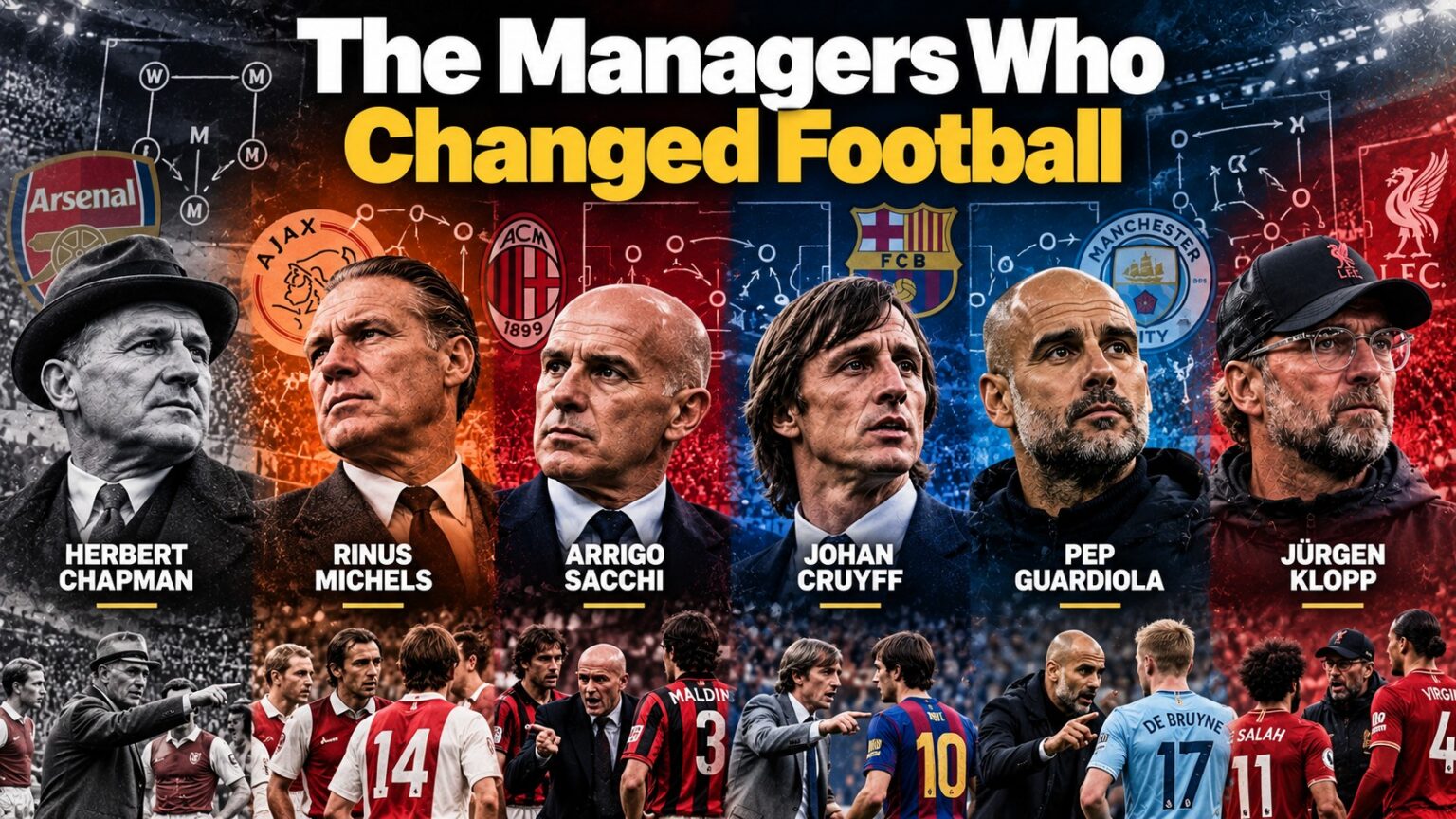 The Managers Who Changed Football 1 Football managers who changed tactics from Herbert Chapman to Pep Guardiola