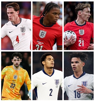 Last 6 Players to make England Debuts