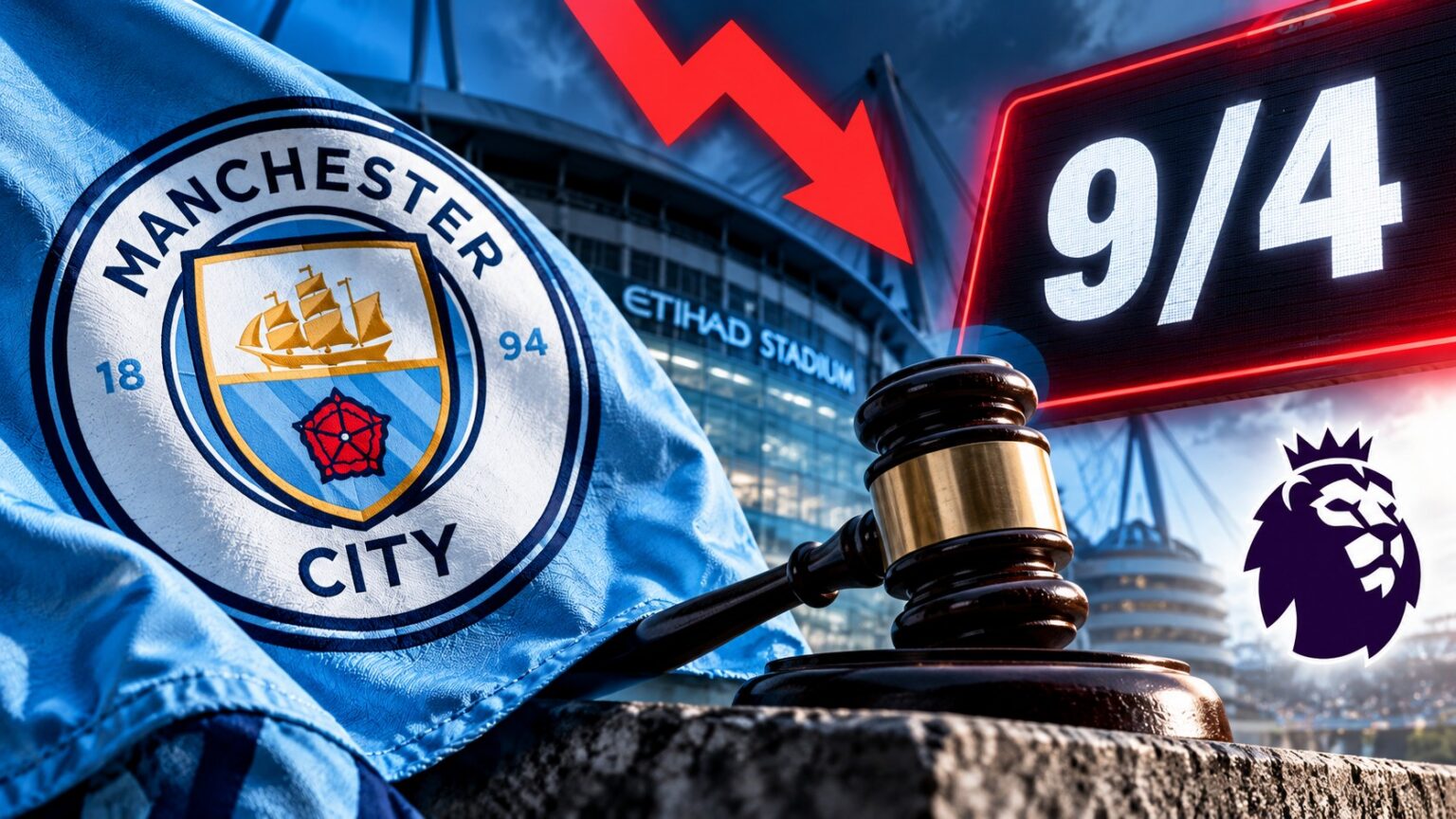 Manchester City Relegation Odds: Sky Blues Now 9/4 Following Guilty Verdict 1 Manchester City relegation odds of 9/4 following guilty verdict