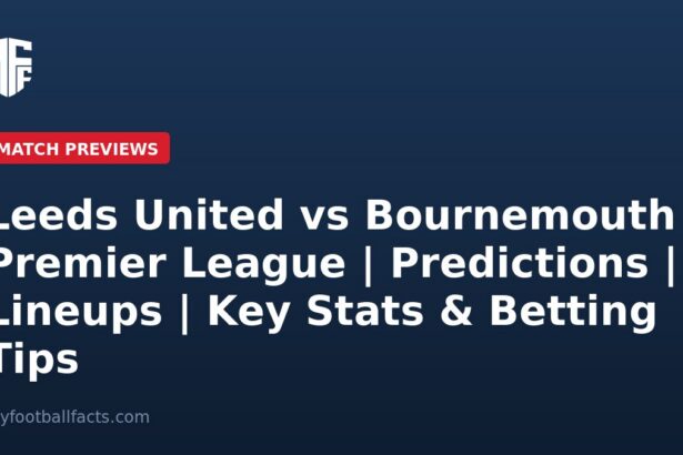 Leeds United vs Bournemouth Premier League | Predictions | Lineups | Key Stats & Betting Tips 1 mff card 82318