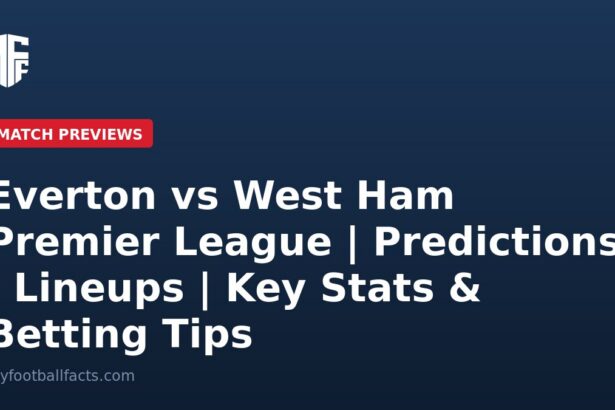 Everton vs West Ham Premier League | Predictions | Lineups | Key Stats & Betting Tips 2 mff card 82335